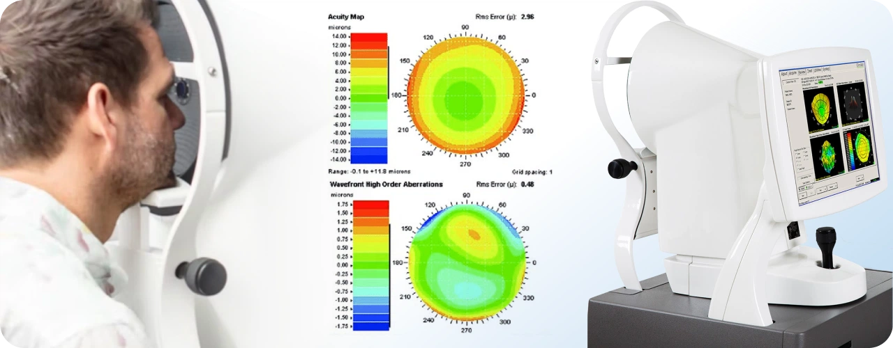 диагностика зрения в офтальмологической клинике Эксимер
