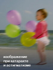Изображение при катаракте и астигматизме Изображение при катаракте и астигматизме